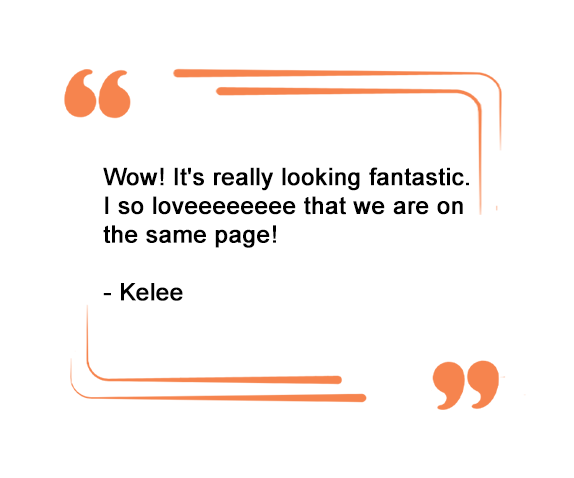 client comments for shopify website custom design